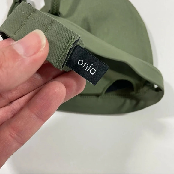 Onia Sani 2 Piece Triangle Bikini Green - Picture 4 of 7